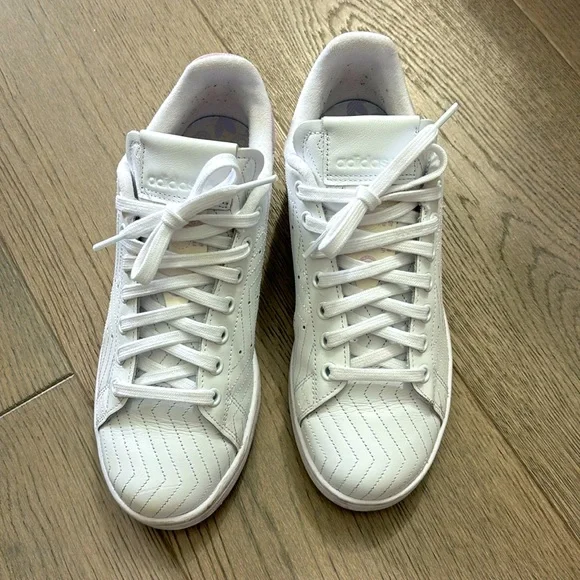 adidas | Shoes | Adidas Stan Smith Quilted White Leather Sneakers Womens  Size 8 | Poshmark